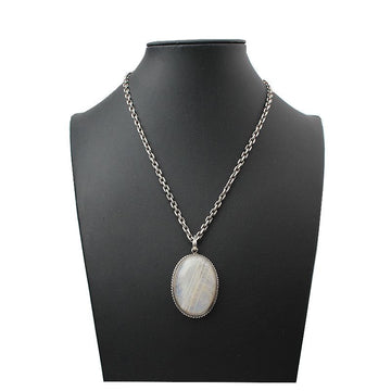 OTHER BRAND Mondstein 925 Silberkette 139661842