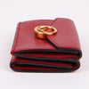 Fendi F Gold-Plated Red Tri-Fold Wallet 8M0395 139707760 [P]