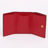 Fendi F Gold-Plated Red Tri-Fold Wallet 8M0395 139707760 [P]