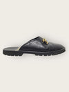 Gucci Black GG Horsebit Leather Slipper 41977934 [P]