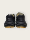 GUCCI ブラックグリッター マルチカラー テープロゴ ライトン スニーカー 41978210 [P]