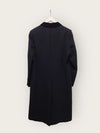 Gucci Black with Satin Lapel Runway Wool Double Coat 42505627 [P]