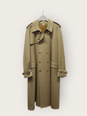 GUCCI カメル ブティック ラベル ウール トレンチ コート 46 42505781