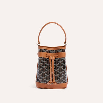 GOYARD プティ フロット バケットバッグ ブラックタン PEFLOTMINTY01CL03P 139758379