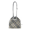 Burberry Drawstring Bucket Bag Check Medium 139765959 [P]