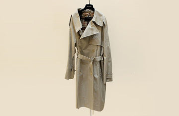 BALENCIAGA Off-Shoulder Trenchcoat XS 663007 130782203