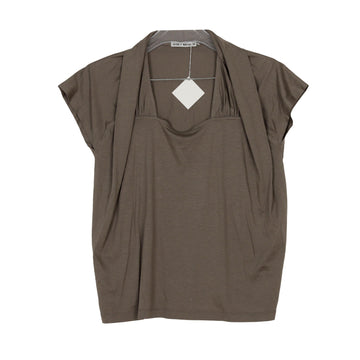 ISSEY MIYAKE Café Shirring Cotton Blend Top JP2 (KR55) 139675996