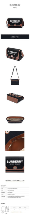 BURBERRY キャンバスレザー ノートバッグ 8055748 38732101 [P]