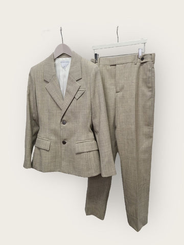 Bottega Veneta Melange Pillafil Tailing Jacket 139784515