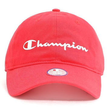 Champion Classic Brushed Cotton Twill Logo Baseball Cap Scarlet H0672-040 118695267