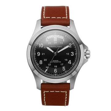 Hamilton Men's Leather Watch 39328465