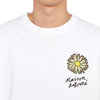 Maison Kitsune Men's Short Sleeve T-Shirt with Floating Flower MM00128KJ0118 P100 139822992 [P]