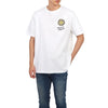 Maison Kitsune Men's Short Sleeve T-Shirt with Floating Flower MM00128KJ0118 P100 139822992 [P]