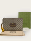 GUCCI GGシュプリーム ネオヴィンテージ ストラップ クラッチバッグ 42531287 [P]
