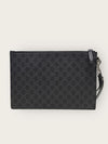 Gucci Black GG Supreme Snake Clutch Bag 42532227 [P]