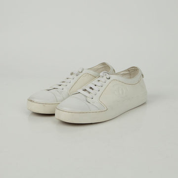 CHANEL G32719 CC Logo Low-Top Sneakers 35.5 139610179