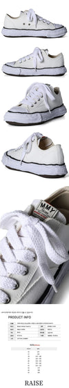 Maison Mihara Yasuhiro Peterson OG Sole Canvas Low Top Sneakers A11FW702 WHITE 60605837 [P]