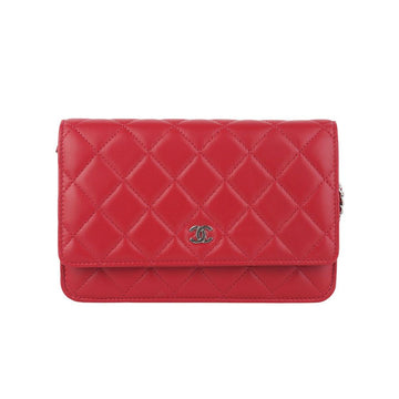 CHANEL AP0250 Lammleder Klassische WOC Silberkette Crossbody Tasche 35326 139847024