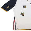 Thom Browne FKP088F Y1002 Bird & Bee Fun Mix Asymmetric Polo Knit Size 44 35334K 139849402 [P]