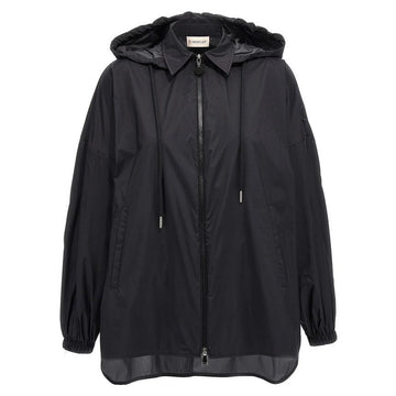 MONCLER モンクレール 25FW ロゴパッチ フード バーサル ジャケット ブラック 2F000 13 596TM 999 139865492