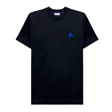 Burberry 25SS Blue Equestrian Logo Short Sleeve T-Shirt Black 8107453 A1189 139888924