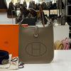 HERMES Mini Évelyne 16 Étaupe mit Silberprägung 139893028 [P]