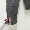 THOM BROWNE Damen Cardigans mit diagonaler Armspange aus Merinowolle in Mittengrau 139893157 [P]