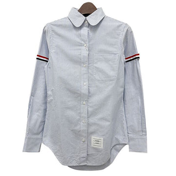 THOM BROWNE ストライプシャツ ライトブルー (FLL019E 00098 480) 139893182