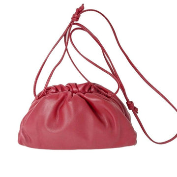 Bottega Veneta Burgundy Color Calfskin Leather Mini Dumpling Pouch Crossbody Bag 585852 139991588