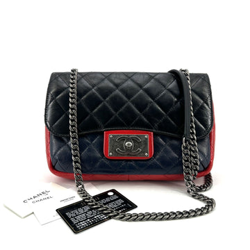 CHANEL Tricolor Classic Flap Schultertasche 139991895