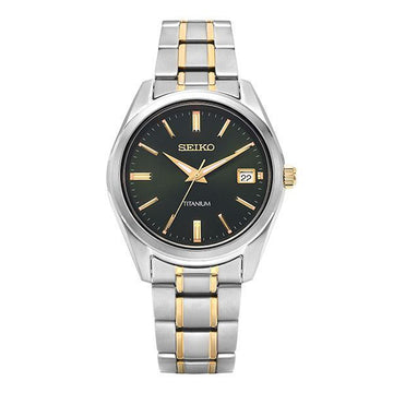 SEIKO クラシック アナログ メンズ チタン ウォッチ 149924128