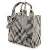 BURBERRY ミニ チェック ニット トートバッグ 8090404 139992662 [P]