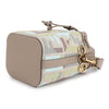 FENDI Multi-Color FF Stickerei Canvas Mini Schultertasche 139992670 [P]