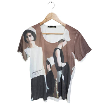 BALENCIAGA Damen Kurzarm T-Shirt 258967 TU979 9000 139994386