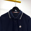 Moncler Short Sleeve Polo Shirt Navy 139998825 [P]