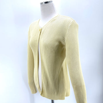 CHANEL CC Logo Knopf Strickjacke 140029580