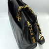 CHANEL Caviar Logo Chain Shoulder Bag 140047325 [P]