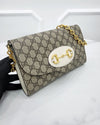 Gucci Horsebit 1955 Small Chain Shoulder Bag White 677286 140047340 [P]