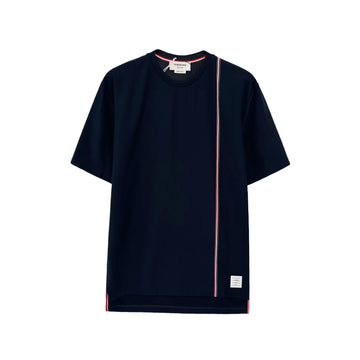 Thom Browne 25SS Stripe Cotton Short Sleeve T-Shirt Navy MJS252A 415 140049651