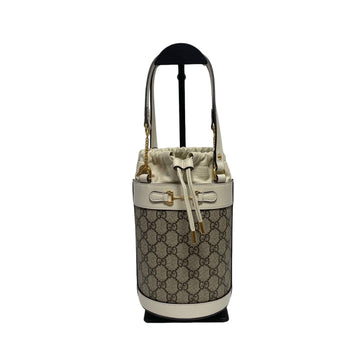 GUCCI 637115 GG Supreme 1955 Horsebit Bucket Bag 140060701