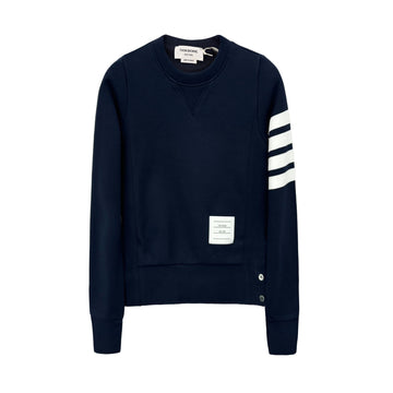 Thom Browne 25FW Diagonal Stripe Women's Sweatshirt Navy FJT002A 415 140154371