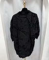 Balenciaga Silk Shirt with Logo Short Sleeve Size 37 140161214 [P]