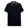 MONCLER Kurzärmeliges T-Shirt mit Schulterpatches Schwarz 8A00007 999 140165340 [P]