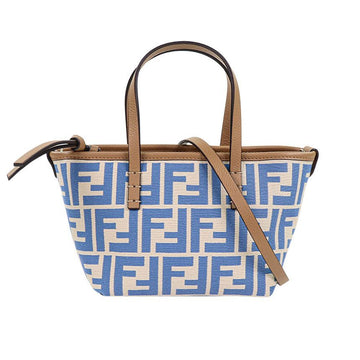 FENDI Blaues FF Logo Roll Mini Tote Bag 8BS096 AOVJ F1PIP 115915695