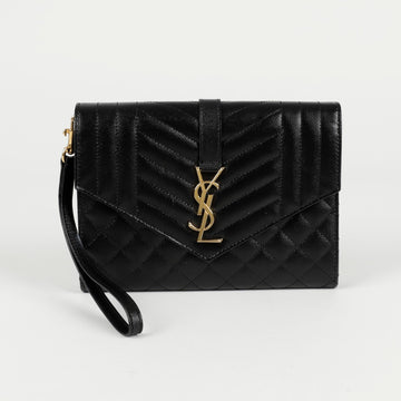 SAINT LAURENT 651030 Mix Matelassé Envelope Pouch 139994299