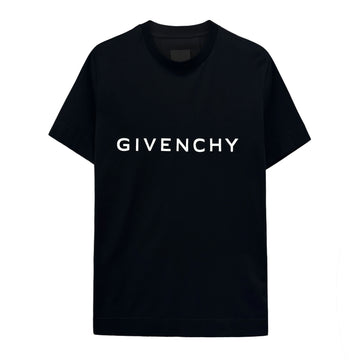 GIVENCHY ロゴ 半袖 アキタイプ スリムフィット メンズ 半袖 Tシャツ ブラック 001 140177305