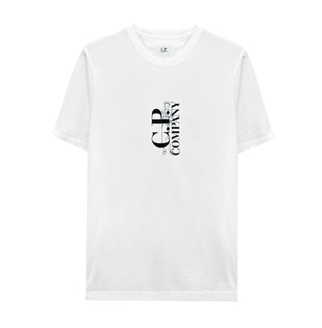 CP COMPANY 25SS Logo-Druck T-Shirt Weiß 18CMTS138A 103 140179738