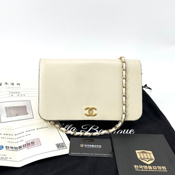 CHANEL Klassische Lammleder Umhängetasche 110318-254 140183289