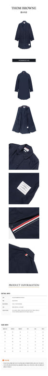 THOM BROWNE ミリタリーリップストップカラーオーバーコート 63436481 [P]