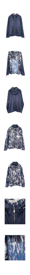 Hermes Cavalcade Cider Reversible Men's Blouson 48 Ocean 5HA0419 133627683 [P]